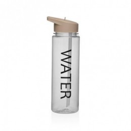 BOTELLA WATER BEIGE 650ML...
